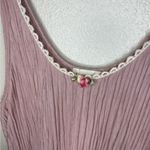 Victoria's Secret  Gold Label Dusty Rose Midi Length Crinkle Nightgown Photo 1