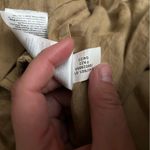 Banana Republic  100% Linen Khaki Utility Mini Dress Size Medium Petite Photo 6