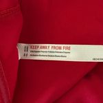 Anthropologie Satin Red Bow Crop Top Strapless Size L Photo 6