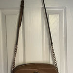 Michael Kors  Purse Crossbody Brown Leather Photo 0