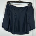 Zyia  Active Black Grand Slam Tennis Golf Skort Two Pockets Size Large EUC #1079 Photo 5