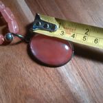Cherry Quartz Two Row Beaded Pendant Necklace Photo 6