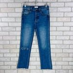 Boyish Dempsey Ripped Straight Leg Jeans in Claire’s Knee Wash Size 26 Photo 5