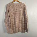 Jenni Kayne  Cable Cocoon Cardigan in Blush/Pink alpaca wool size XS Photo 8