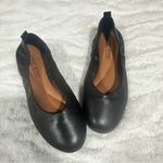 Lucky Brand  Size 6.5 Emmie Lou Black Leather Ballet Flats Comfort Casual Neutral Photo 1