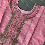 Pakistani/Indian Fancy Gharara Shalwar Kameez Wedding/eid/holiday/holi/Diwali Pink Size L Photo 10