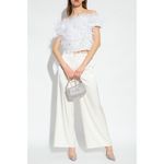 Cult Gaia Sosha Feather Top in Off White 6 New Womens Blouse Photo 10