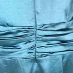 Elliatt NWT Kathy Satin Maxi Dress in Emerald Green / Blue Size Small Photo 11