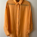 Massimo Dutti  Linen Blend Button-Up Long Sleeve Shirt Photo 0