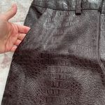 Target NWT Rachel Comey X Faux Crocodile Pencil Brown Chicory Coffee Skirt, size 8 Photo 6