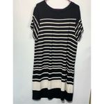 Ava & Viv  Women's Striped Short Sleeve Pullover T-Shirt Dress Multicolor Size 1X Photo 1