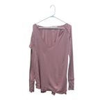 Free People  We the Free Pink Thermal Top size M Photo 1