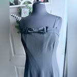 NWT Y2K mini black bow swing cocktail party dress, size 13/14 Size M Photo 2