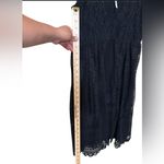 Free People kristal Metallic gold and black lace mini Dress,Size 8 Photo 9