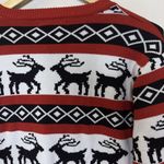 Merry Christmas Womens Cardigan Knit Sweater Holiday Long Sleeve Red Size Large Photo 10