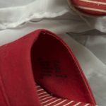 White Stag Stripped Open Toe Wedge Sandals Photo 10