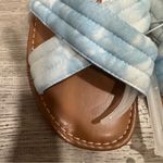 Shade & Shore  Light Blue Tie-Dye Slides size 8 Photo 2