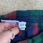 Vintage 80s / 90s Red and Green Plaid Christmas Kilt Wrap Skirt 🔥 Size 12 Photo 4