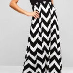 Heart soul size L Chevron Maxi Dress Photo 0