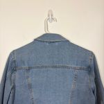 Veronica Beard  Jayla Peplum Denim Jean Jacket Size Small Photo 8