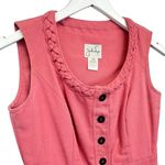 Vintage Jonathan Logan Sleeveless Button Down Dress Pink Sz 9/10 Retro Cottage Photo 4