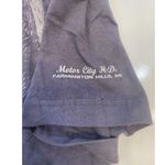 Harley Davidson  2011 Motor City #1 Graphic T-Shirt Women's Size L Charcoal Gray Photo 3