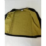 Geri C. 2 piece matching skirt set women's Medium green black floral VTG 90s Photo 2