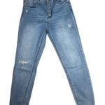 Vanilla Star Jeans Vanilla Star Real Cheeky‎ High Rise Ripped Distressed Jeans Juniors Size 13 Photo 0