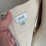 Cache Pale Gold Shimmer Pleated Skirt Jersey Halter Maxi Evening Gown Size 8 Photo 5