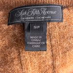 Saks 5th Avenue Saks Fifth Avenue Cashmere Sweater Brown Small Photo 6