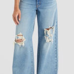 Levi's Levi’s 90s Baggy Preppy Fisherman Grunge Busted Knee Slouchy Wide Leg Jeans 28 Photo 0