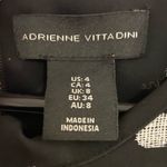 Adrienne Vittadini  Size 4 Lightweight cap sleeve Black and White Polka Dot Dress Photo 2