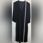 ZARA  Black and White Long Sleeve Dress Photo 11