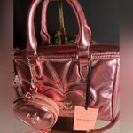 Juicy Couture  Metallic Rose Heart Tote Bag | NWT​ Photo 4