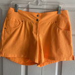 Slazenger  Womens 4 Orange Golf Shorts Performance Wicking Photo 0