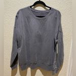 Lacausa NWT  Slater Sweatshirt Washout Grey Size L Photo 3