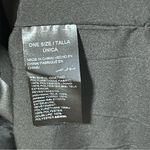 Chico's Blazer Jacket Women Size 18 Black Professional Faux Leather Edgy Evening Photo 3