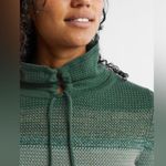 Krimson Klover Women's Everlasting Sweater Tunic Navy and Light Blue Cowl Neck Size M Photo 5