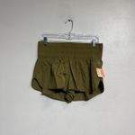 Free People Army Green The Way Home Shorts Sz M NWT Photo 1