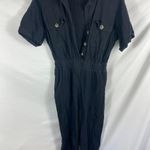 SheIn Black Short Sleeve Jumpsuit Size Small Photo 0