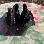 Gimmicks by BKE Vintage Gimmicks Black Velvet & Sequins Heeled Booties Size 7 Photo 3