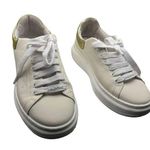 VALENTINO BY MARIO VALENTINO Fresia Leather Fashion Sneaker Gold Size 7.5 Photo 0