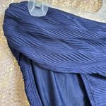 Calia Carrie Underwood Navy Blue Textured Bikini Swim Bottoms Large Photo 3