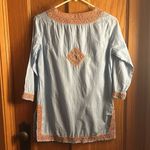 Gretchen Scott  Embroidered Tunic Top Size Small Photo 4