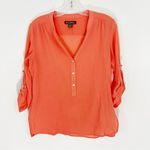 Tommy Bahama  Coastview Gauze Top in Orange Size XS Photo 0