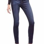 Good American Good Legs Hi-Rise Dark Wash in BLUE183 Skinny Leg Jeans Photo 7