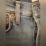 RE/DONE REDONE Originals 90s High Rise Ankle Crop Frayed Hem Light Dusk Destroy Size 26 Photo 11