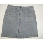 prAna Womens New 6 Merrigan Noir Blue Skirt Corduroy NWT  Work Buttons Casual 18" Photo 1