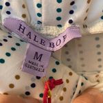 Hale Bob  soft pajamas. Bottoms are offwhite with polka dots w/ a ruffled top. Photo 4