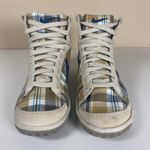 Nike 2009  Blazer Mid Women Size 9 313722-224 Khaki Blue Plaid RARE‎ Photo 2